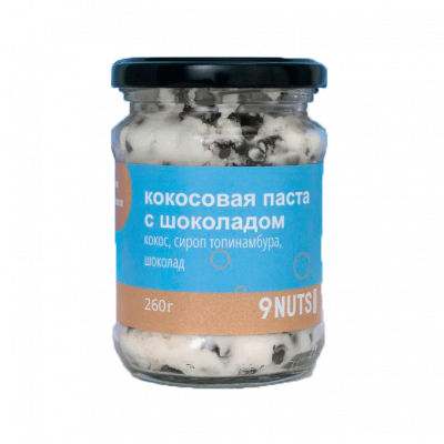 Кокосовая паста с шоколадом 9NUTS
